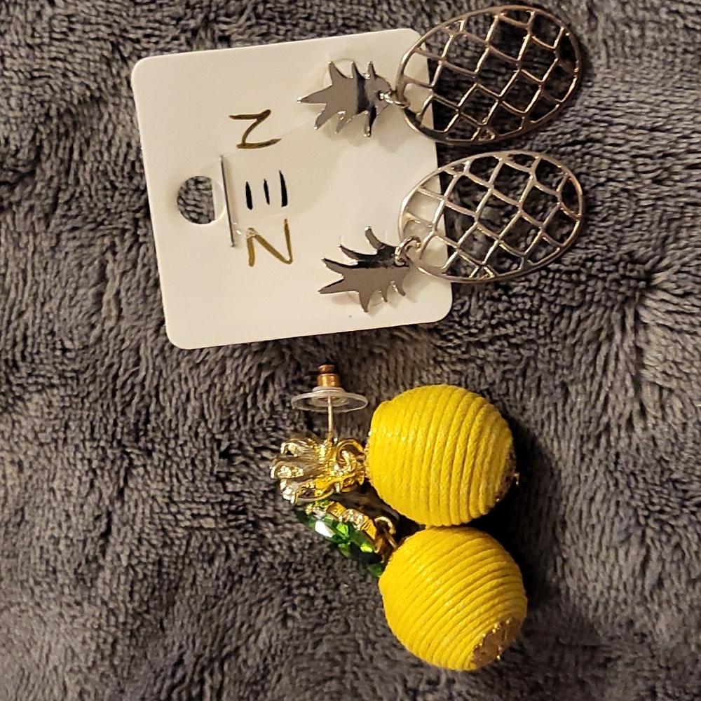 Pineapple earrings